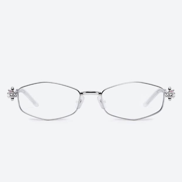 젠틀몬스터 젠몬 글림 02 실버 클리어 제니 안경