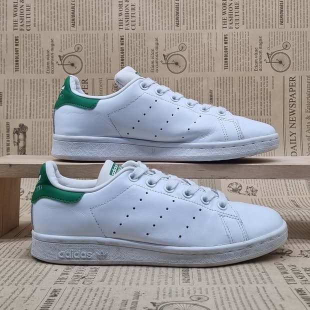 아디다스 스탠스미스 그린 스니커즈225