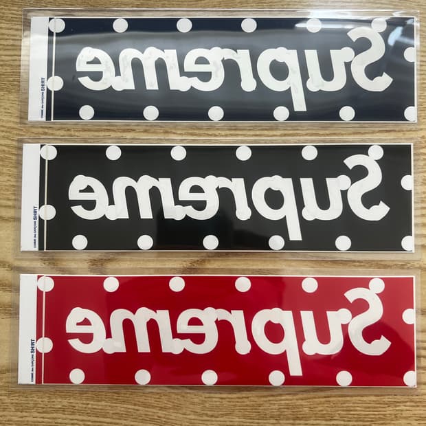 슈프림 cdg 스티커 세트
