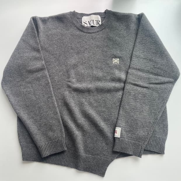SATUR 세터 언발란스 캐시미어 블렌드 니트