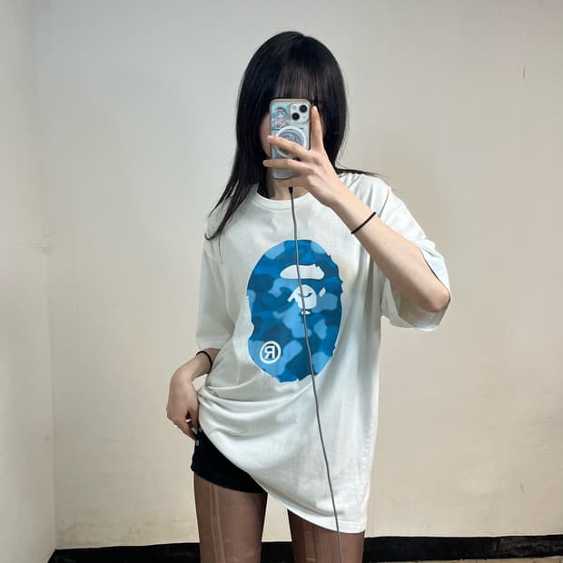 BAPE ABC Camo Big Saru t-shirt