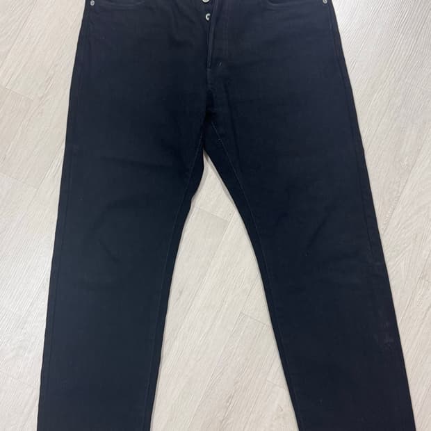 오디너리 핏츠 #120 파이브포켓 블랙X블랙 데님 판매합니다