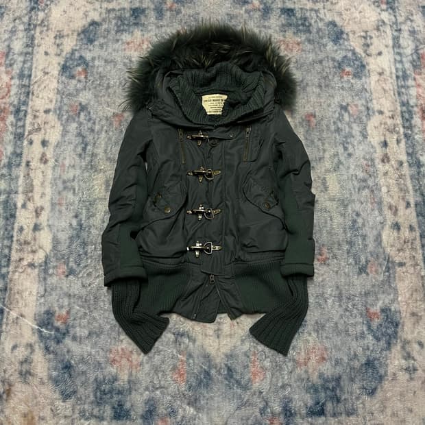 Sly 00s archive trimming fur military ja