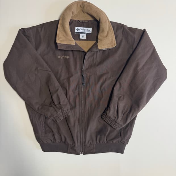 (XL) 컬럼비아 갈색 봄버 자켓