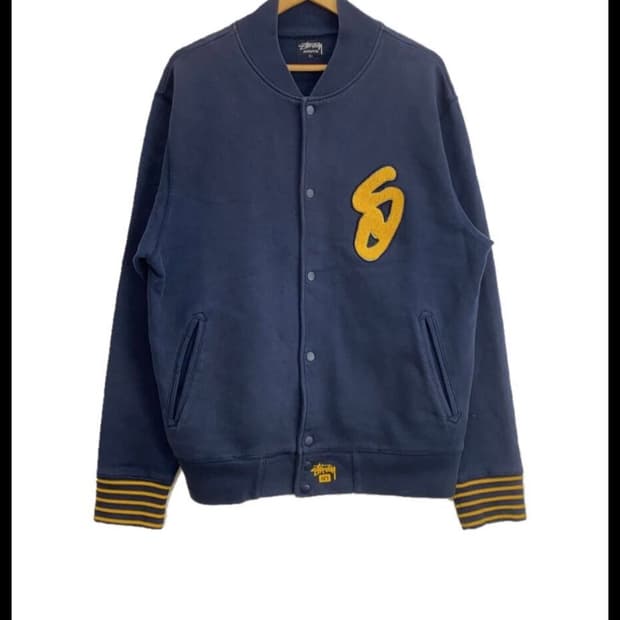 00s stussy varsity  jacket