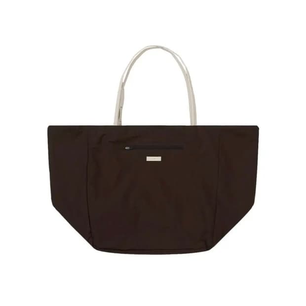 엑슬림 토트백 브라운