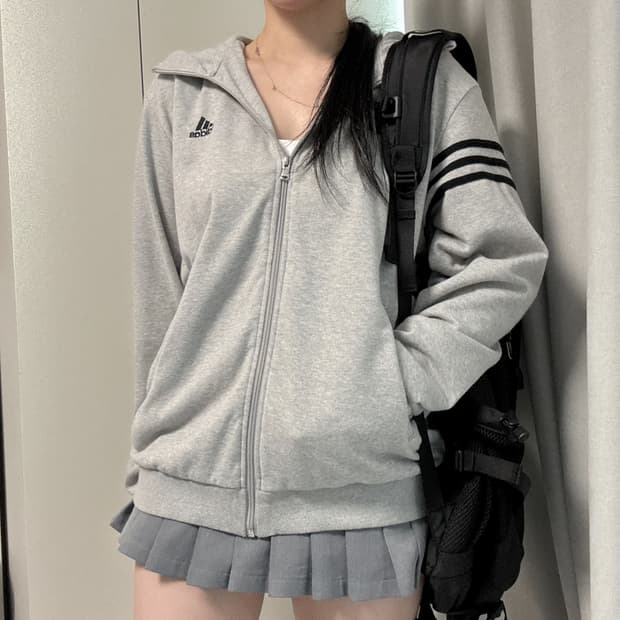 아디다스 후드집업