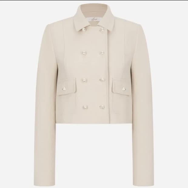 로아르 Double pearl jacket 더블 펄 자켓 XS