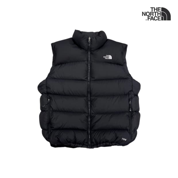 노스페이스 700 눕시 푸퍼 조끼패딩 블랙