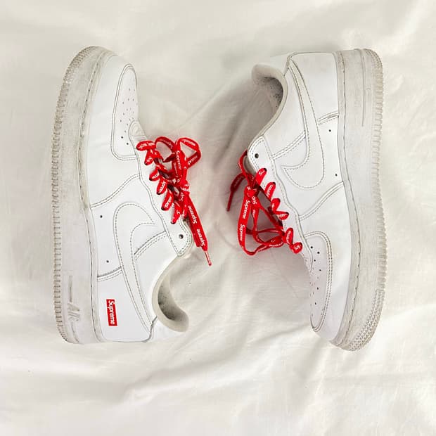 슈프림 x 나이키 에어포스 화이트 240 <87>