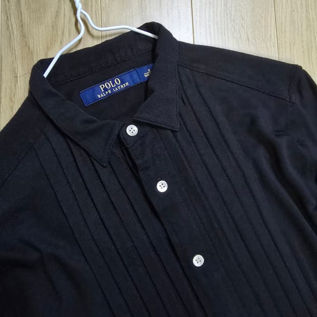 Polo 폴로 랄프로렌 블랙 핀턱 드레스 S