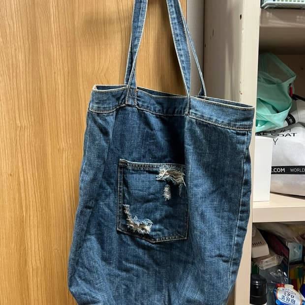 빈티지 데님 숄더백