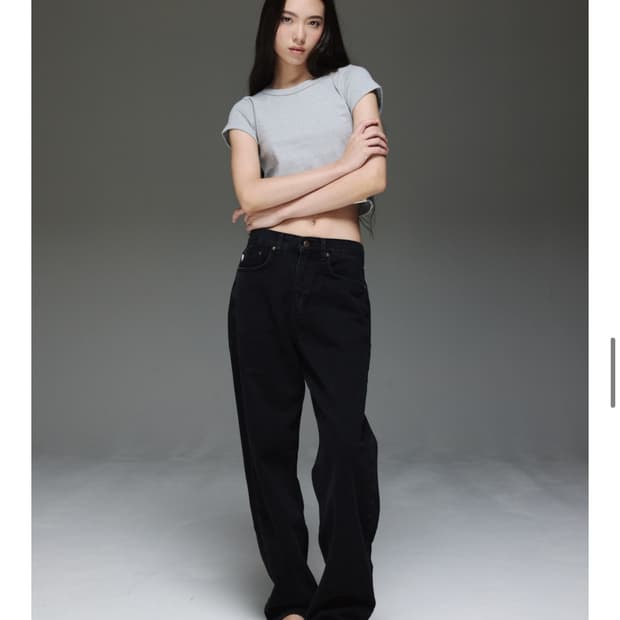글로니 클래식라인 the janejean 흑청진 L사이즈