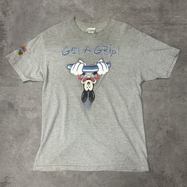 90s 디즈니 미키마우스 GET A GRIP 빈티지 티셔츠