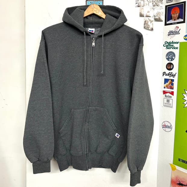 90‘s 러셀 후드집업 ’차콜‘