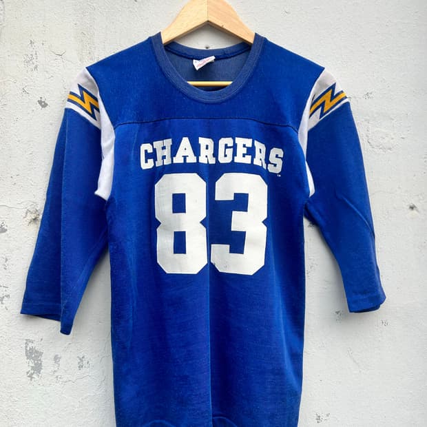 80s nfl chargers 풋볼 져지