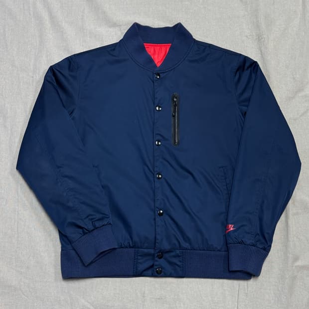 나이키 리버시블 나일론 블루종 봄버 자켓 L