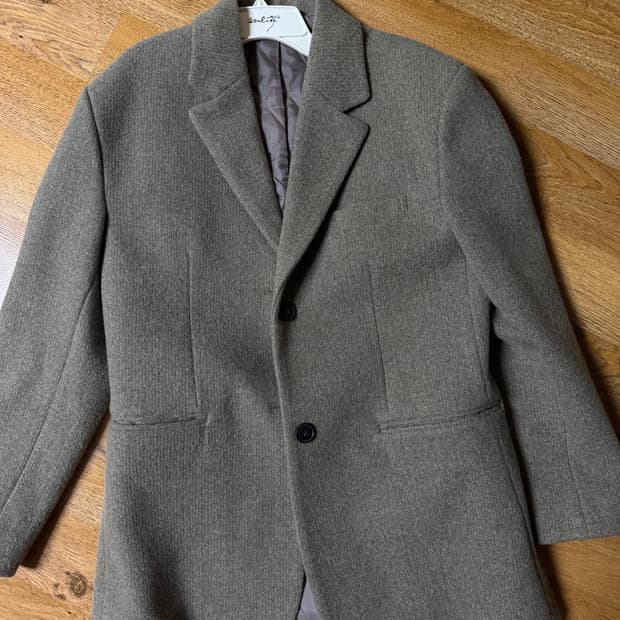 울 자켓 베이지