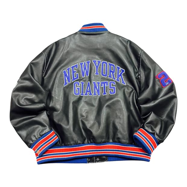 ✨ (바배) 자라 x NFL 레더 가죽 봄버 바시티 자켓 