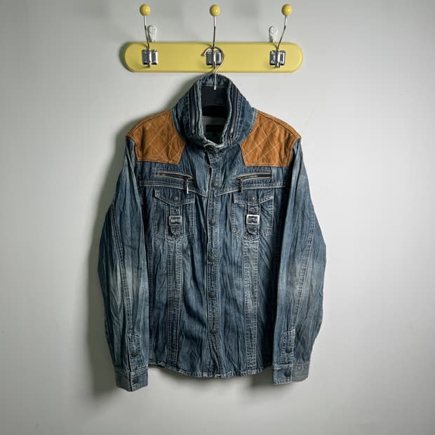 In the attic y2k 빈티지 데님 자켓 XL