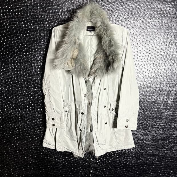 Calvin klein jeans 퍼 나일론 자켓