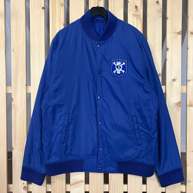 (L) 00s 스투시 스컬 쉐도우 스타디움 봄버자켓 