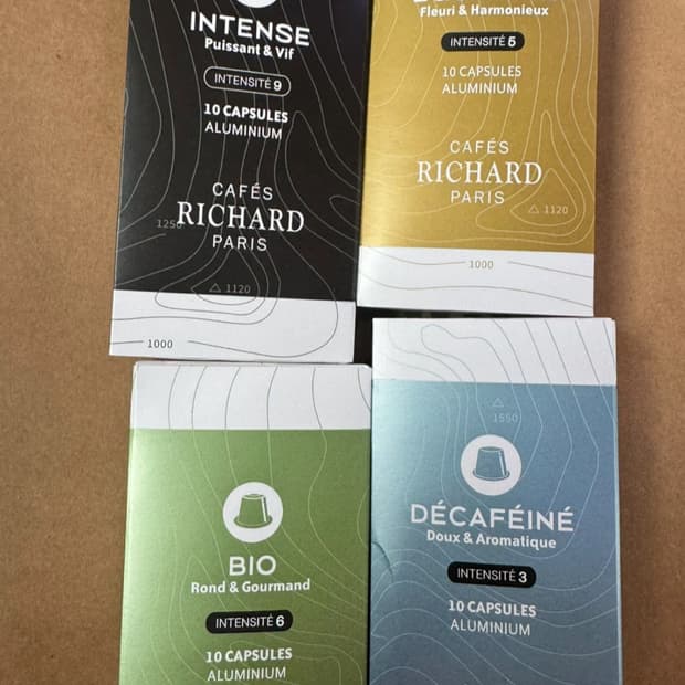 프랑스카페 리차드 네스프레소 캡슐 원두 4종 일괄