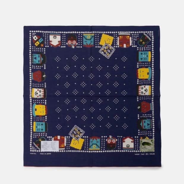 캐피탈 FASTCOLOR SELVEDGE BANDANNA
