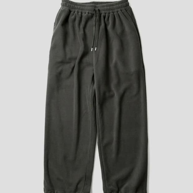 ASP 한파 플리스 와이드 팬츠 올리브 카키