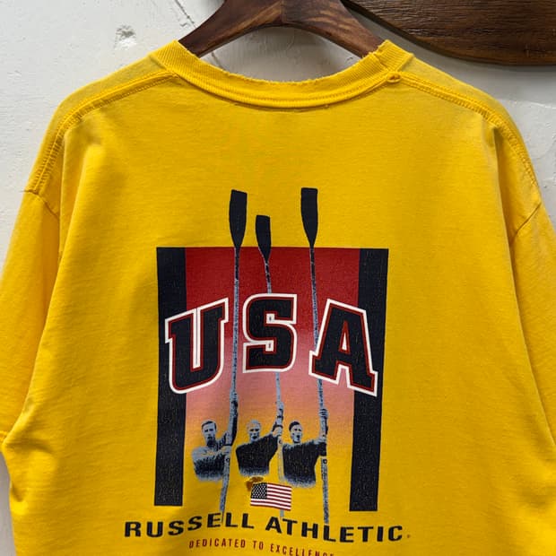 90s USA Russell Rowing Short Sleeve
