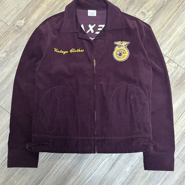 [L~XL] FFA자켓 버건디 텍사스