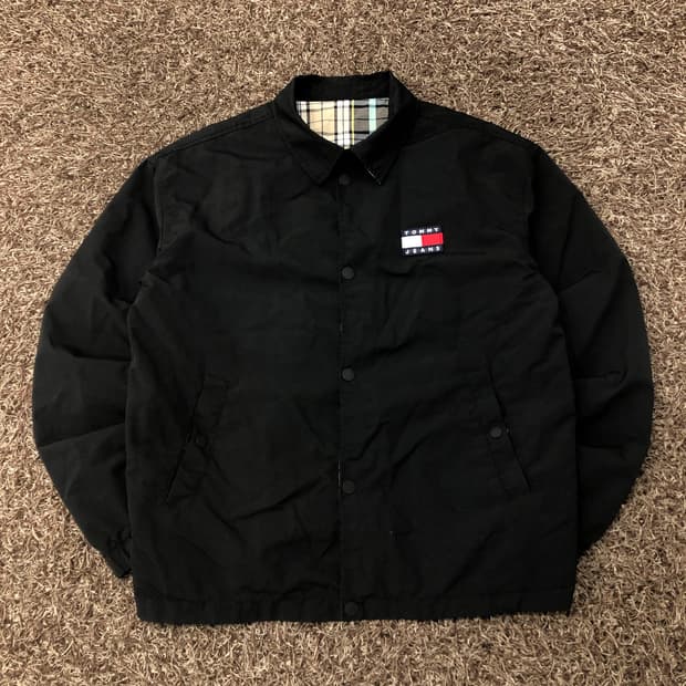 타미힐피거 리버시블 코치 자켓