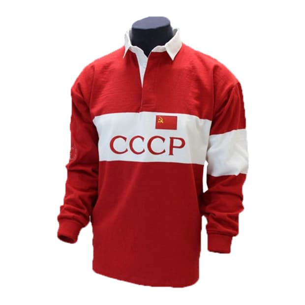 S 콜롬비아니트 MEN'S 컨트리 럭비 USSR 폴로 셔츠