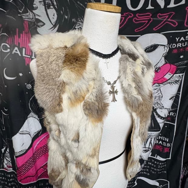 몽글감성 갸루 퍼 조끼 베스트