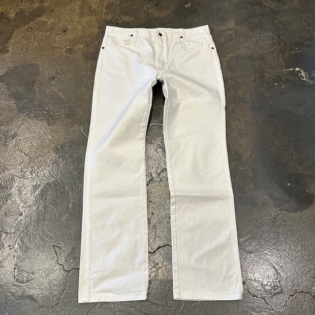 Wrangler 랭글러 화이트 데님 팬츠 36x34