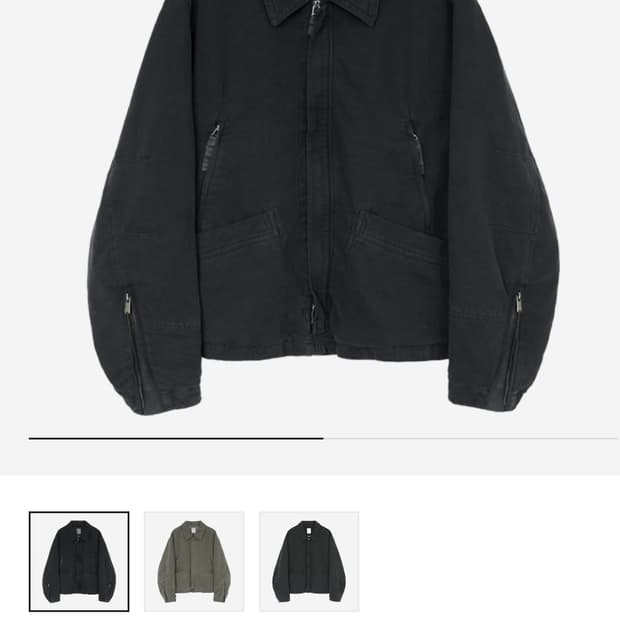 폴리테루 H.V.C 라이더 자켓 블랙 택 미제거 새제품