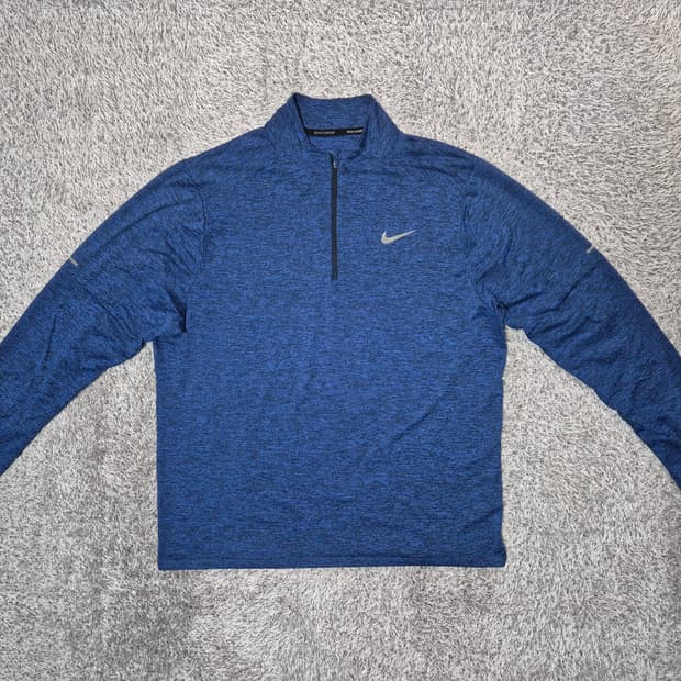 나이키 남성 드라이핏 하프집 러닝 탑 XL