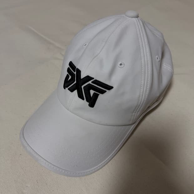 PXG 화이트 볼캡 모자 (매장 구입)