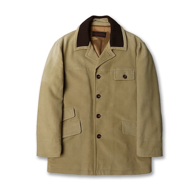 몬테도로 [Montedoro] 베이지 몰스킨 필드 자켓