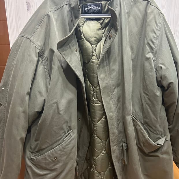 프리즘웍스 카키 야상 L