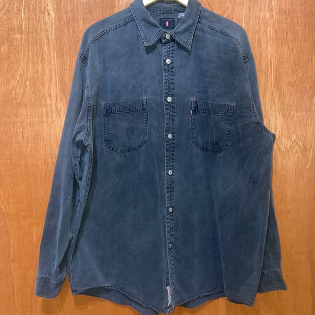 (XL) Levi's 리바이스 블랙 데님 셔츠