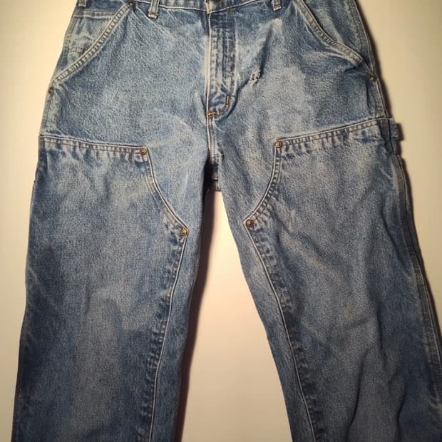 미제🇺🇸칼하트 b74 데님 더블니