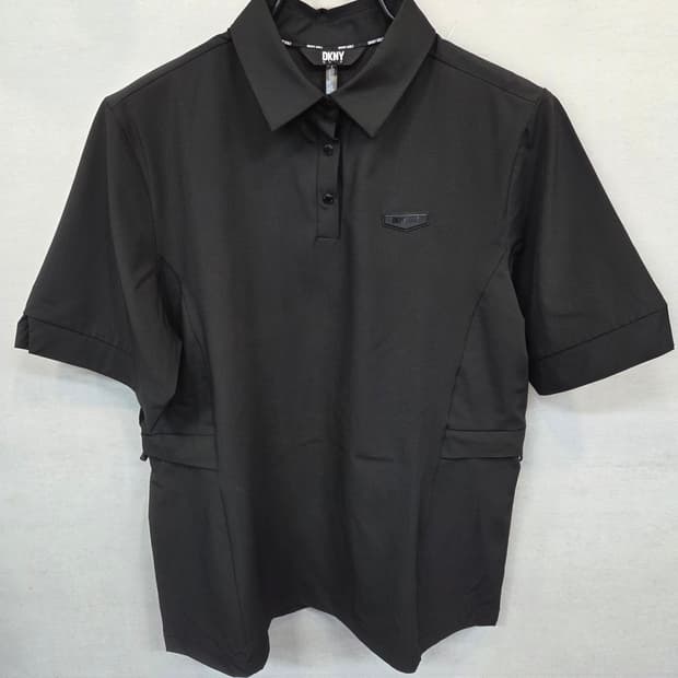 Dkny 골프 여성 메쉬 우븐 카라반팔 s