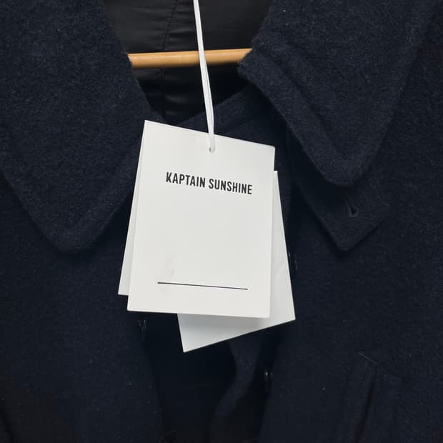 22aw 캡틴선샤인 피코트 네이비 / 38