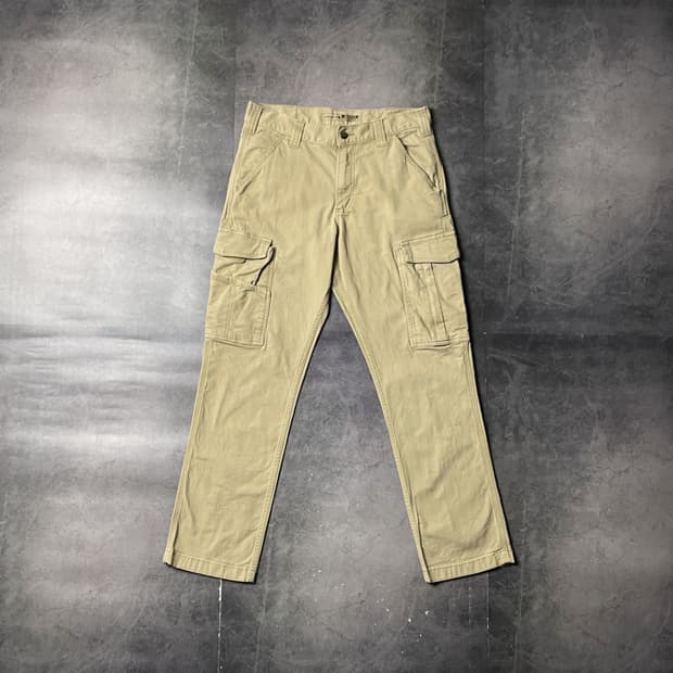 CARHARTT 칼하트 빈티지 베이지 카고 워크 팬츠 A00848
