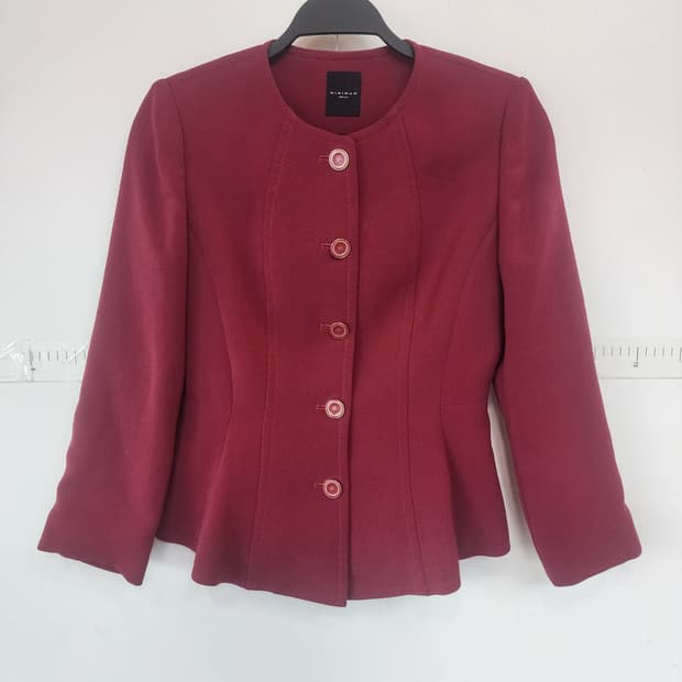 MINIMUM 버건디 자켓