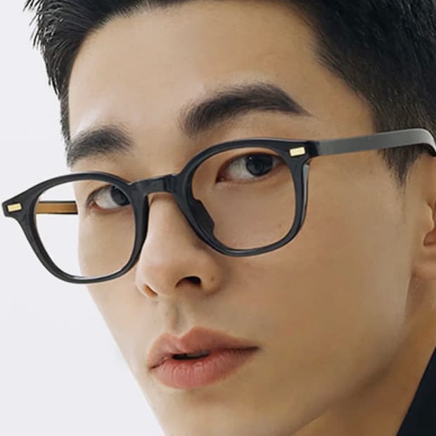 한글 안경 소월 블랙