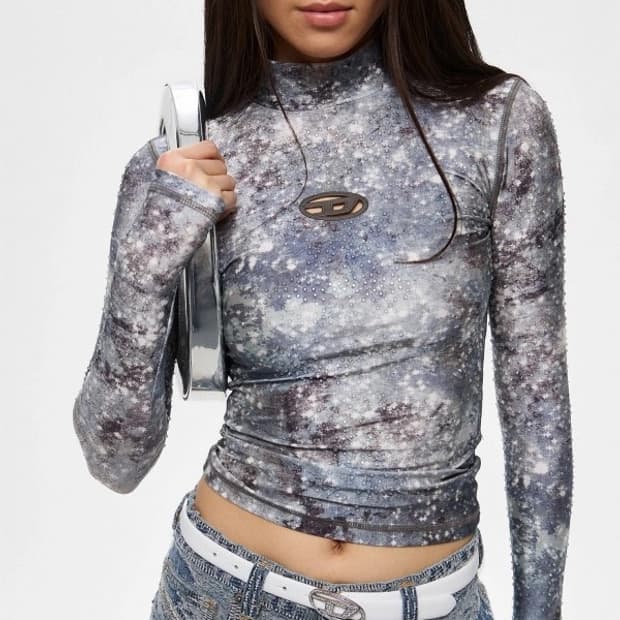 [새제품] 디젤 T-Akara 터틀넥 롱슬리브 긴팔티