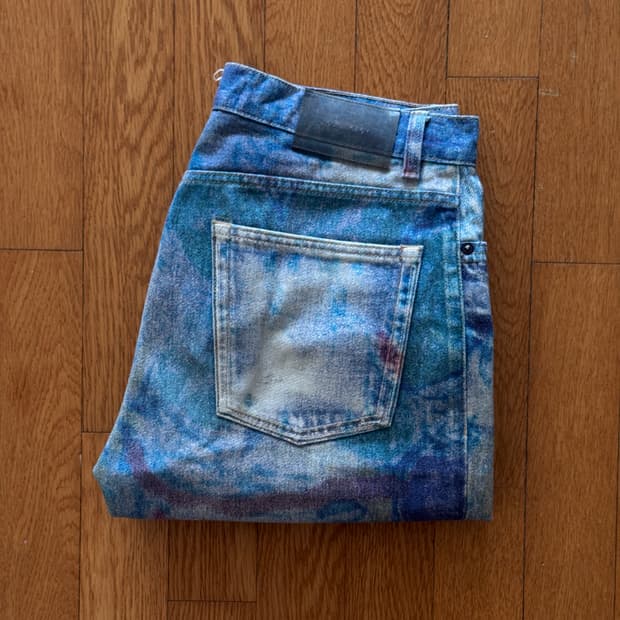 아워레가시 써드컷 디지털 초크 플라워 데님 28사이즈 