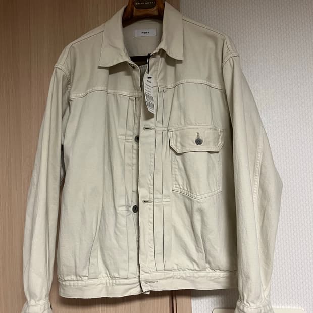 마카 MARKA 타입1 1세대 데님자켓 화이트 2사이즈(105)